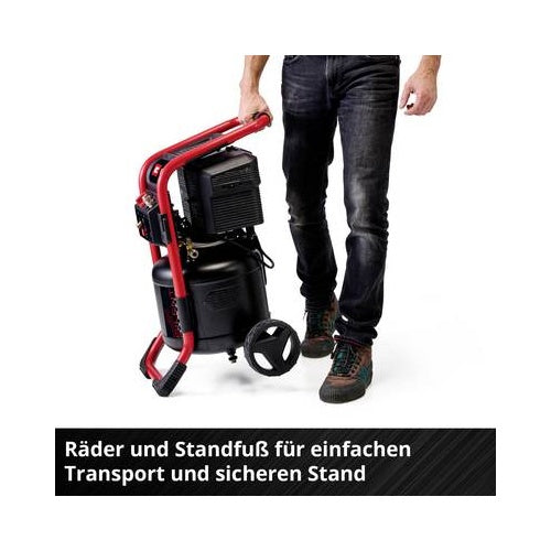Einhell TE-AC 240/24 Silent compressor, 24 l, 10 bar, 240 l/min, 1500 W, extremely quiet