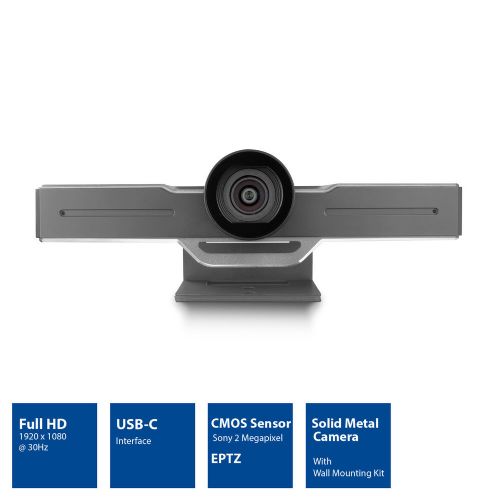 ACT AC7990 Full HD Conference Webcam with Microphone, Pan, Tilt and Zoom