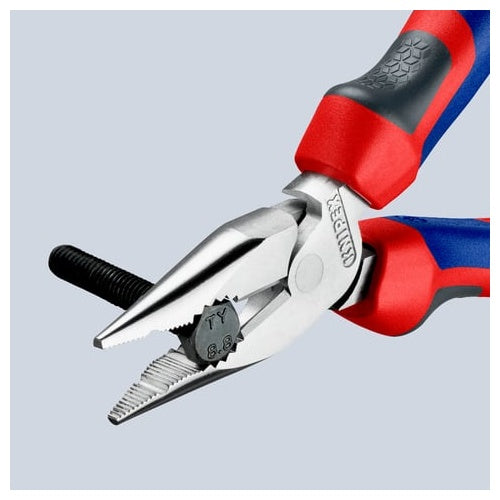 Knipex 0825145 needle nose pliers (red/blue)