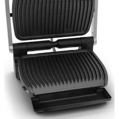 Kontaktni žar Tefal Optigrill Elite GC707D (srebrn/črn, 2000 W)