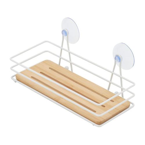 Bathroom soap holder, bamboo, rectangular, 26.5x11.5x10.6cm