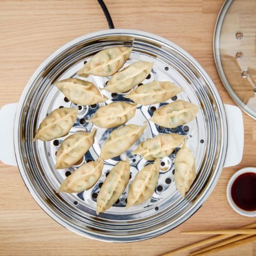 Tefal Steamer Convenient Series VC1451 stainless steel cooker, 2 x 3 l, 900 W, timer, automatic shut-off