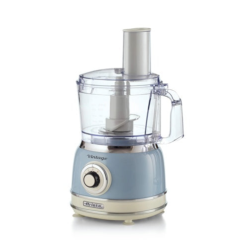 Ariete Vintage blue food processor 1000 W, 1.2 l, BPA-free, multifunctional, pulse function