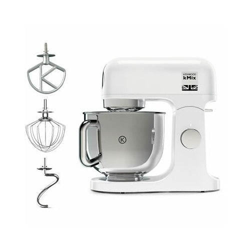 Kuhinjski robot Kenwood KMX750AW, 5 l posoda, brezstopenjsko prilagajanje hitrosti, 1000 W, bela