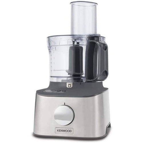 Kenwood MultiPro Compact+ food processor (silver, 800 W, built-in scale, mixing attachment and Blend-Xtract 2GO)