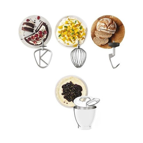 Kuhinjski robot Kenwood Titanium Chef Baker XL KVL65.001WH (bel, 1200 W, vgrajena tehtnica)