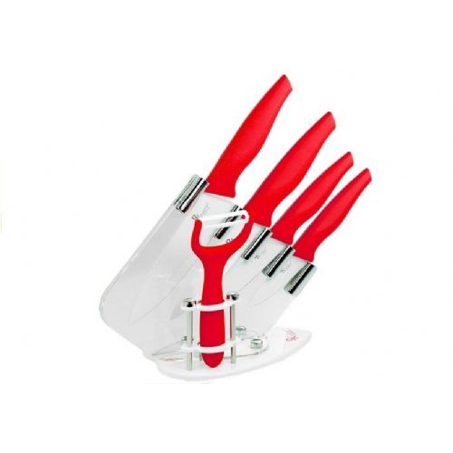 Kitchen set 5 knives + stand
