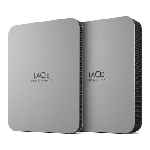 Zunanji HDD disk LaCie 1TB 2,5" USB-C 3.2 Gen 1 aluminij srebrn
