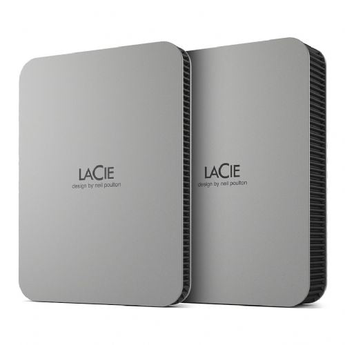 Zunanji HDD disk LaCie Mobile Drive 5TB, 2,5", USB-C 3.2 Gen 1, aluminijasto ohišje, srebrn