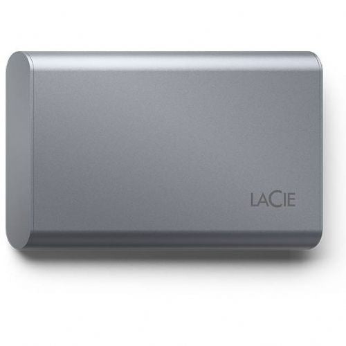 Zunanji SSD-disk LaCie MobileSecure, 1 TB, USB-C, USB 3.0, siv