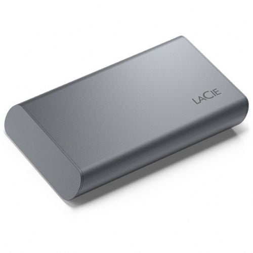 Zunanji SSD-disk LaCie MobileSecure, 1 TB, USB-C, USB 3.0, siv