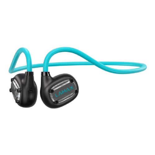 Slušalke LAMAX AirTrack1, Bluetooth 5.4, 9,5 h baterija, IPX5 vodoodporne, ergonomska zasnova, črne