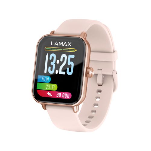 LAMAX BCool 2 Play Smartwatch, 1.83" display, Bluetooth 5.3 calls, 100+ sports modes, 7 days battery life, rose gold
