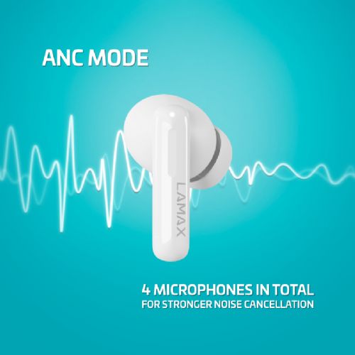 Brezžične slušalke Lamax Clips1 Plus, bele