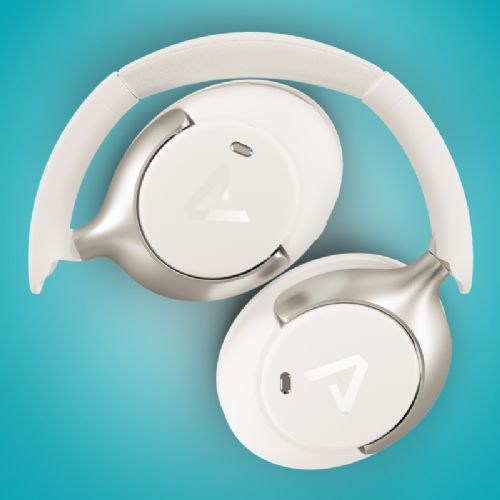 Wireless ANC Bluetooth headphones LAMAX HighComfort2 ANC White, 57 h battery, Bluetooth 5.4, white