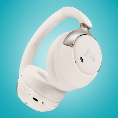Wireless ANC Bluetooth headphones LAMAX HighComfort2 ANC White, 57 h battery, Bluetooth 5.4, white