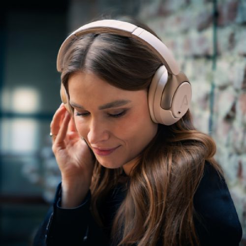 Wireless ANC Bluetooth headphones LAMAX HighComfort2 ANC White, 57 h battery, Bluetooth 5.4, white