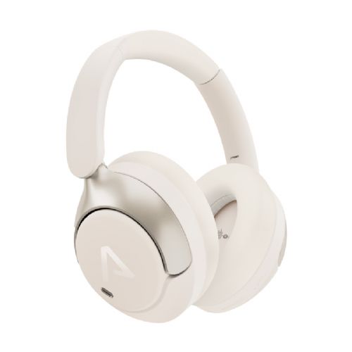 Wireless ANC Bluetooth headphones LAMAX HighComfort2 ANC White, 57 h battery, Bluetooth 5.4, white