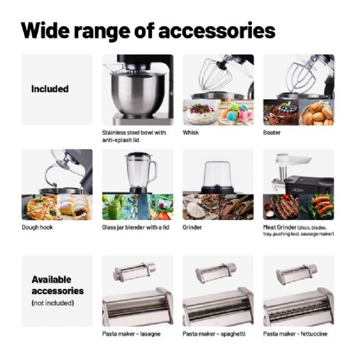 Kuhinjski robot Lauben 1200BC, 5,5 l, 1250 W