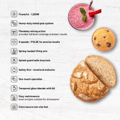 Kuhinjski robot Lauben 1200BC, 5,5 l, 1250 W