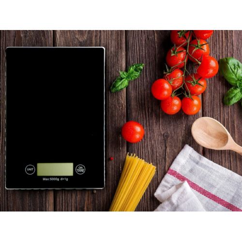 LCD kitchen scale Aptel up to 5kg black