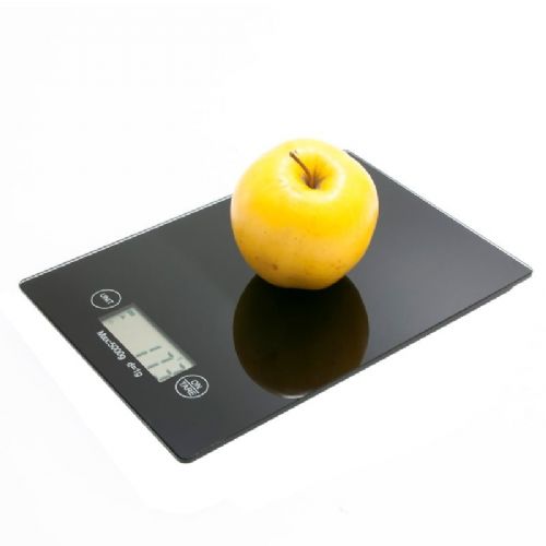 LCD kitchen scale Aptel up to 5kg black