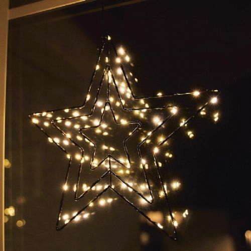 LED Christmas window decoration star