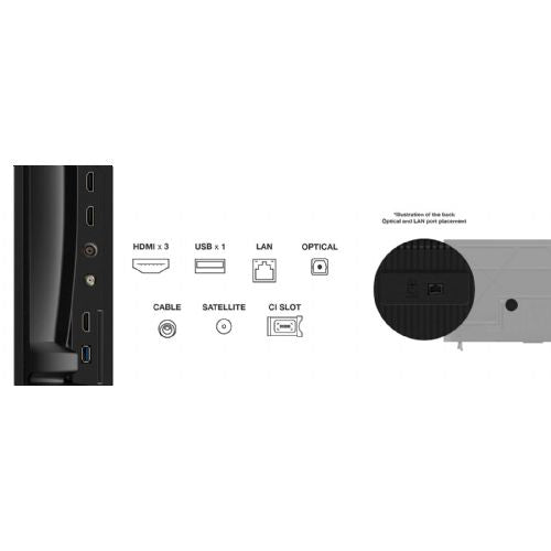 Televizor TCL 55P61K, 139 cm (55"), 4K HDR LED, Google TV, HDMI 2.1, ALLM