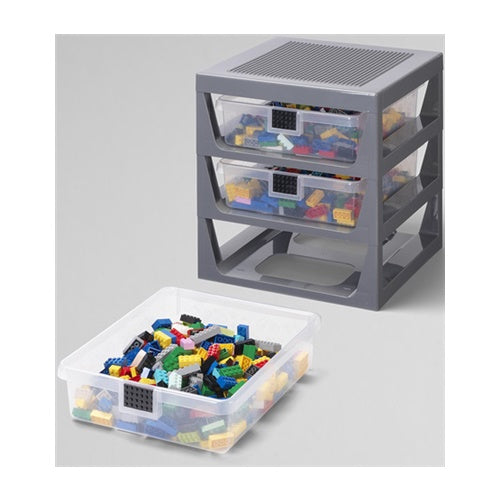 Lego: Komplet polic za predale, siva (40950003)