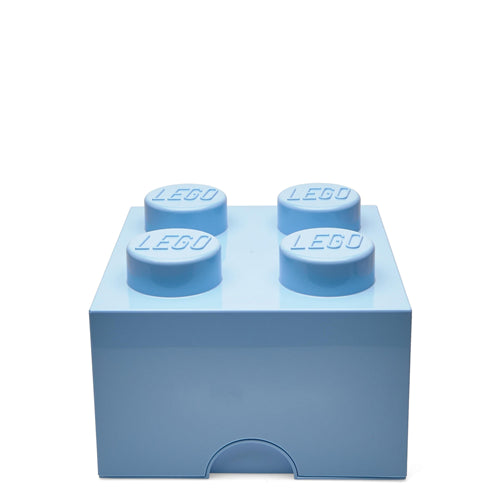 Lego®: Škatla za shranjevanje z gradnikom 4 - svetlo modra (40031736)