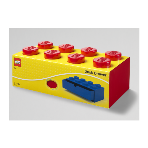 Lego: Škatla za shranjevanje z gradnikom 8, rdeča (40211730)