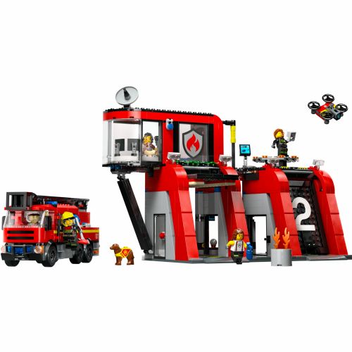 Kocke Lego® City Gasilska postaja z gasilskim vozilom 60414