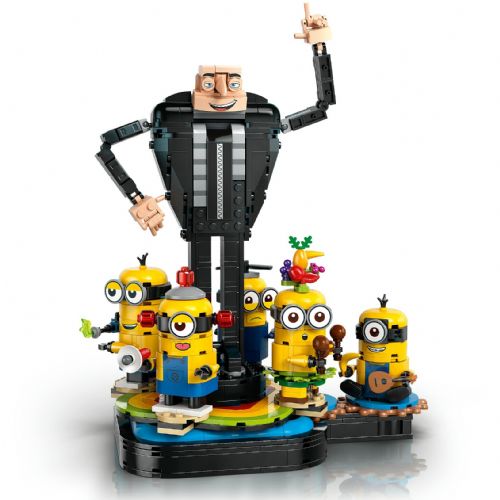 Kocke Lego Despicable Me Iz kock sestavljeni Gru in Minioni (75582)