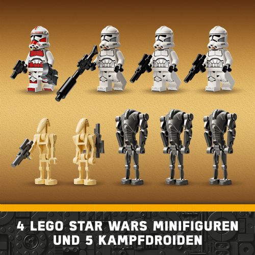 Kocke Lego® Star Wars™ Bojni paket Klonski bojevnik™ in Bojni droid™ (75372)