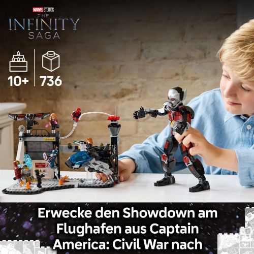 Kocke Lego Super Heroes Marvel: Stotnik Amerika: Državljanjska vojna 76314