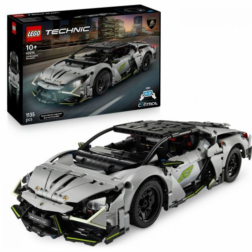 Kocke Lego Technic: Superšportni avtomobil Lamborghini Revuelto (42214), 1135 kock, 10. let