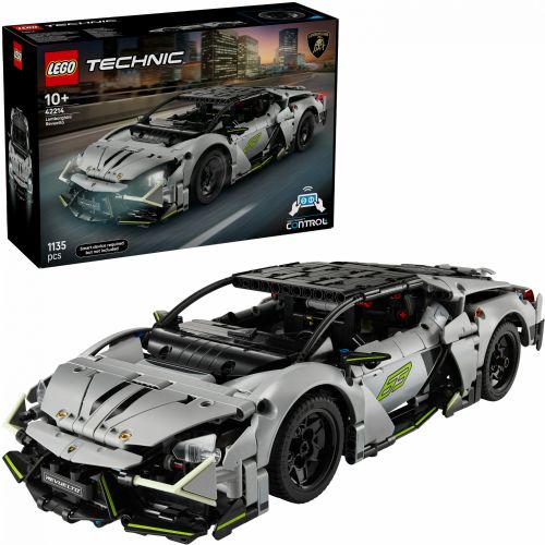 Kocke Lego Technic: Superšportni avtomobil Lamborghini Revuelto (42214), 1135 kock, 10. let