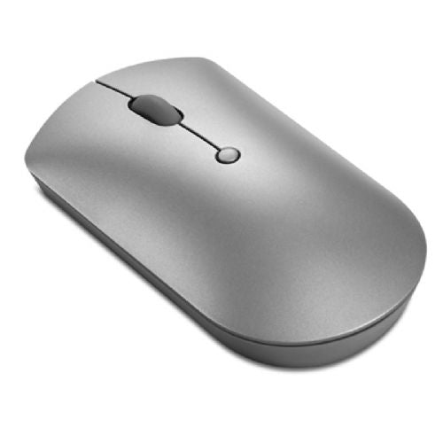 Brezžična optična miška Lenovo 600 Bluetooth Silent Mouse, Bluetooth 5.0, tiho delovanje, sive barve