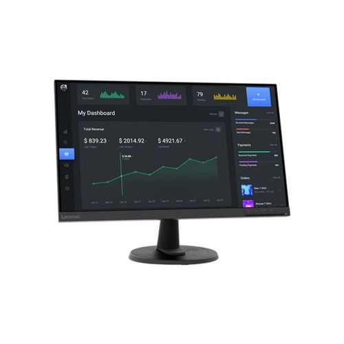 Monitor Lenovo D24-45 60,45 cm (23,8"), 1920x1080 (FHD), 250cd/m2, VA, 16:9 3000:1 5ms HDMI 1.4 VGA 75Hz 72 NTSC AMD FreeSync (67A4KAC6EU)