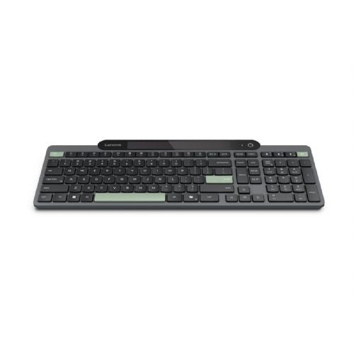 Tipkovnica Lenovo Samopolnilna Bluetooth 5.1 slovenskega tipa, črna, 109 tipk, ergonomična nastavitev, 3 leta garancije