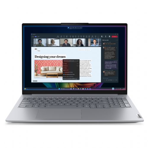 Lenovo ThinkBook 16 G9 CU7 Laptop, Intel Core Ultra 7, 32GB RAM, 1TB SSD, 16" WUXGA, DE, Windows 11 Pro, Arctic Gray