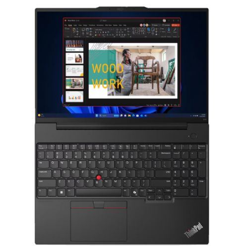Prenosnik Lenovo ThinkPad E16 G2 Intel Ultra 5-125U/16GB/SSD 512GB NVMe/40,6 cm (16") FHD+/Win11Pro, črna (21MA0020SC)
