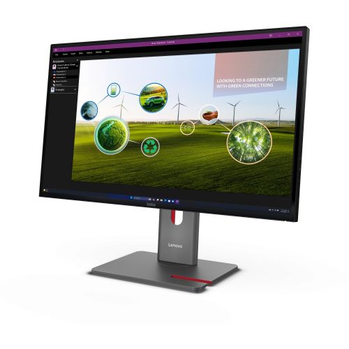 Monitor Lenovo ThinkVision P27Q-40 68,58 cm 68,6 cm (27"), 2560 x 1440 (QHD), IPS 120 Hz Daisy Chain KVM/eKVM USB-C Najbolje prodajan
