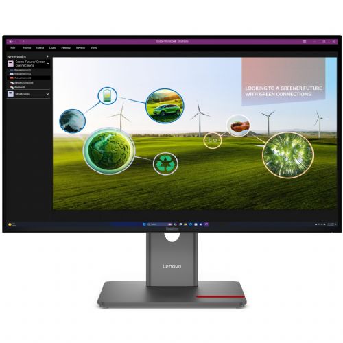 Monitor Lenovo ThinkVision P27Q-40 68,58 cm 68,6 cm (27"), 2560 x 1440 (QHD), IPS 120 Hz Daisy Chain KVM/eKVM USB-C Najbolje prodajan