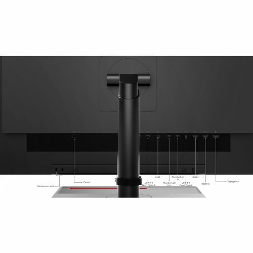 Monitor Lenovo ThinkVision P27u-20 (27"), 68,6 cm (27"), 3840 x 2160 4K UHD, 16:9, IPS, 450 cd/m2 6 ms, črna