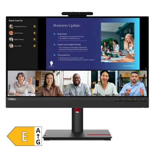 Monitor LENOVO ThinkVision T24v-30 60,45cm (23,8") FHD IPS 75Hz DP/HDMI/VGA zvočniki