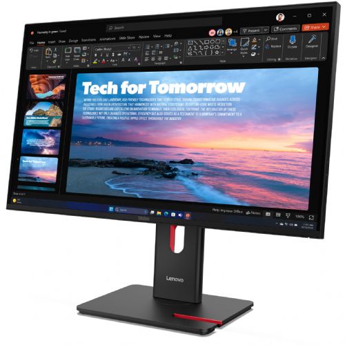 Monitor Lenovo ThinkVision T27QD-40 27"IPS 16:9 2560x1440 120Hz 350cd/m2 1500:1 4ms 1xHDMI 2.1 1xDP 1.4 1xDP Out USB HUB 1xRJ45