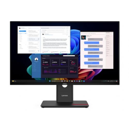 Monitor Lenovo ThinkVision T27UD-40 68,58 cm (27"), IPS 16:9 3840x2160 60Hz 350cd/m2 1500:1 4ms 1xHDMI 2.1 1xDP 1.4 USB HUB 1xRJ45 99 sRGB 3y