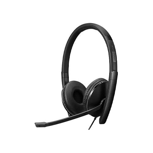 Slušalke Lenovo ANC Gen 2 UC žične, USB-C, naglavni trak, binauralne, vgrajen mikrofon z odpravljanjem šumov