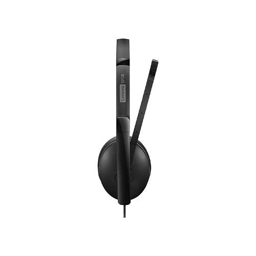 Slušalke Lenovo ANC Gen 2 UC žične, USB-C, naglavni trak, binauralne, vgrajen mikrofon z odpravljanjem šumov